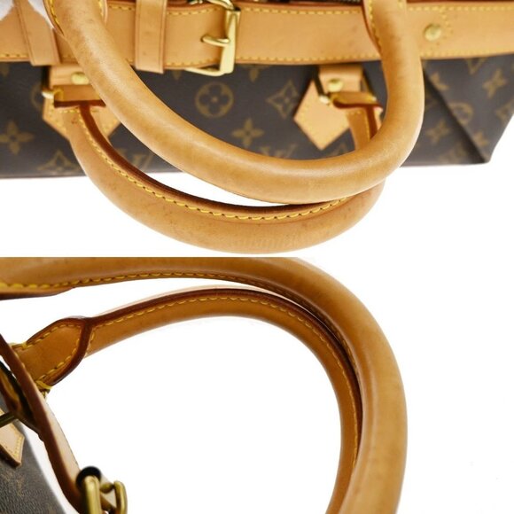 LOUIS VUITTON Travel Hand Cruiser Bag 40 Monogram Leather Brown - Picture 9 of 14